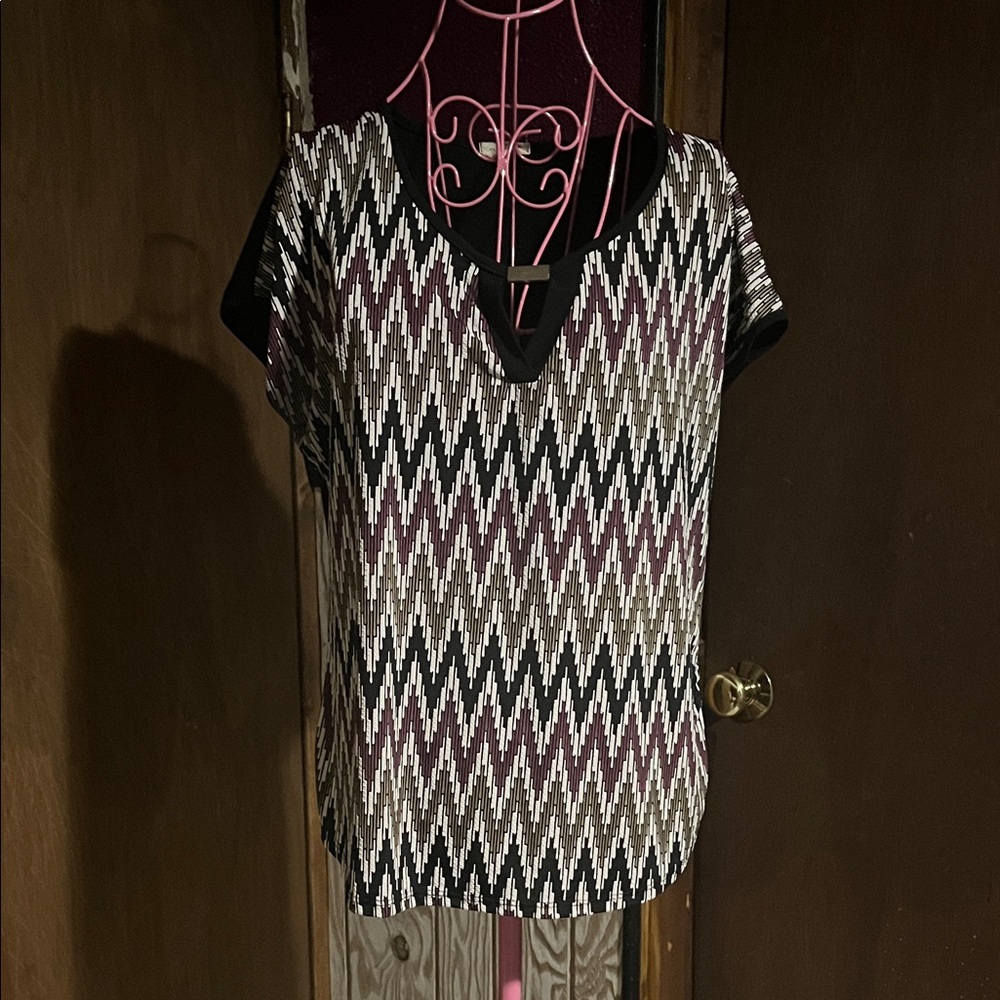 Chevron Patterned Women's Top